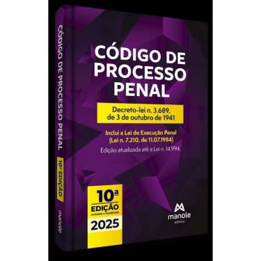 Imagem de Código de Processo Penal - Decreto-Lei N. 3.689, de 3 de Outubro de 1941 - 10Ed/25