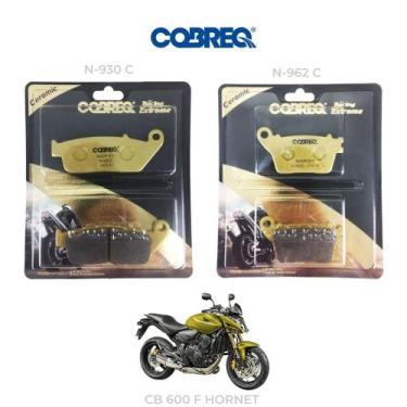 Imagem de Kit Pastilha Freio Cerâmica Cobreq  CB 600F Hornet 2008 -14