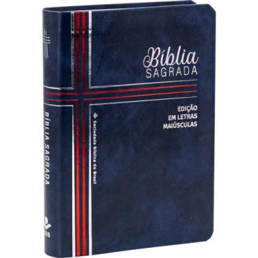 Imagem de Bíblia Sagrada Letras Maiúsculas - Sociedade Bíblica Do Brasil Sb