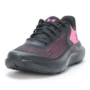 Imagem de Under Armour Tênis feminino Grade School Rogue 5, (002) Preto/Rosa Aero/Rosa Aero, 20