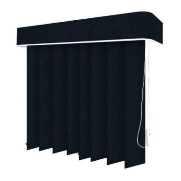 Imagem de Persiana Vertical 2,80m larg x 1,20m alt Tecido Translúcido Persianet,