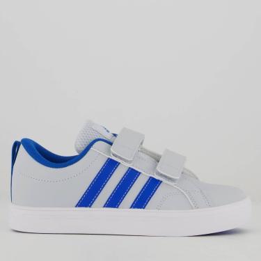 Imagem de Tênis Adidas VS Pace 2.0 CF Infantil Cinza e Azul-Unissex