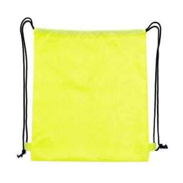 Imagem de Kit 10 Mochila Tipo Saco Sacochila Poliéster  Lisa S/gravar - JRMarket