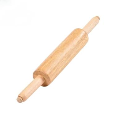 Imagem de Rolo de Massa Macarrão Pão Amassador Madeira