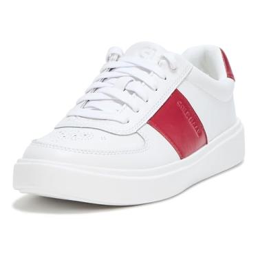Imagem de Cole Haan Women's Grand Crosscourt Della Sneakers, White/Rio Red, 10