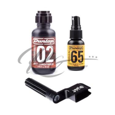 Imagem de Kit manutenção guitarra baixo violao dunlop escala e corpo