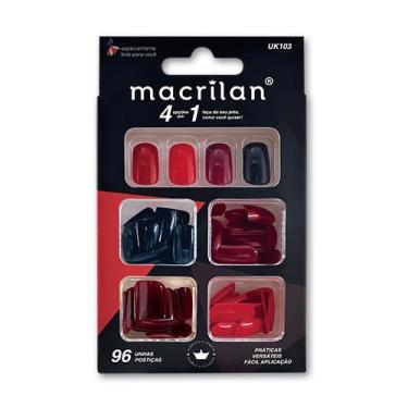 Imagem de Kit de Unha Postiça (com 96 pçs) 4 cores Macrilan - UK103