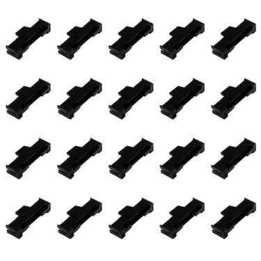 Imagem de 20PCS Servo Cable Clip Lock Servo Extension Cable Connector Clip Lead Wire Lock for RC Airplane Car Boat RC Toy DIY Model Part (Black)