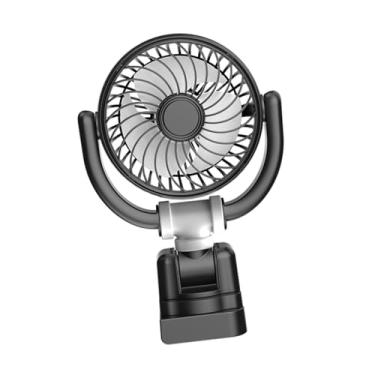 Imagem de Generic Ventilador de carro portátil Fã de ar de resfriamento para o painel USB Acessórios Sedan RV Fan de resfriamento portátil de veículo USB Fan para carro