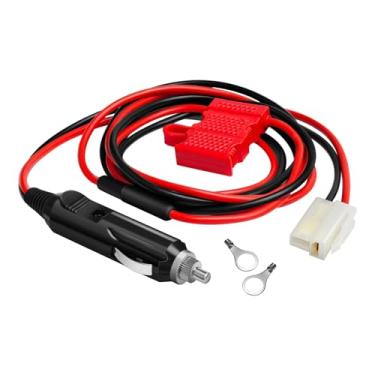 Imagem de Cabo de alimentação de plugue de isqueiro em forma de T de 12 V para YAESU FT-1802M FT-1807M FT-7800R FT-8800R para ICOM IC-FR3000 IC-FR4000 IC-F1610 IC-F2610 CB Cabo de alimentação de substituição do