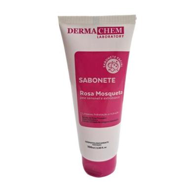 Imagem de Sabonete Facial Rosa Mosqueta Dermachem Ultra Hidratante 100ml,  Sabon