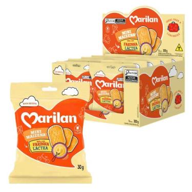 Imagem de Mini Biscoito De Maizena Marilan Bolacha 10 Pacotes 30g - MARILAN ALIM