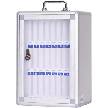 Imagem de Caixa de gerenciamento de telefone de estudante, portátil, escola, armário de armazenamento móvel, academia, armário de telefone, biblioteca, armário de telefone, caixa organizadora de telef