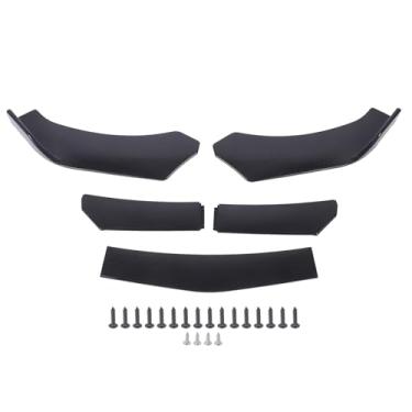 Imagem de Lip para o Pára -choque Dianteiro para a Classe C Classe E, Kit de Corpo Preto Anti -scrumper Preto Anti -srader Spoiler, Protetor de Proteção de para -choque Externo