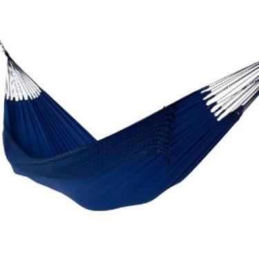 Imagem de Rede De Descanso Dormir Casal Reforçada Grande Jeans - Itens Casa Têxt