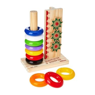Imagem de Brinquedo Educativo Empilhar e Contar - Carimbrás