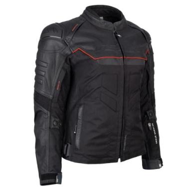 Imagem de Jaqueta Texx Falcon V2 Lady Feminina, GGGGGGG, Preto/Vermelho