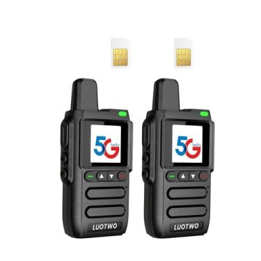 Imagem de LUOTWO N3300 Global 4G PoC Walkie Talkie Rádio Bidirecional Alcance Ilimitado PTT LTE Intercomunicador Nacional Recarregável Portátil para Adultos Longo 5000 km com Posicionamento GPS, Use uma Vida