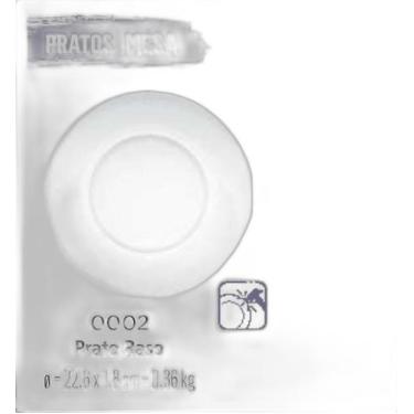 Imagem de Jogo De Prato Astral 06 Pratos Rasos - Vidro 23Cm - Nadir Figueiredo