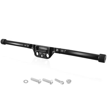 Imagem de Harvards Chrome Protetor de barra de colisão frontal de proteção de motor preto compatível com modelos Fatboy Softail Low Rider Breakout 18-25