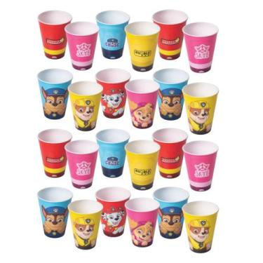 Imagem de Kit 24 copos patrulha canina 270 ml para lembrancinhas de aniversário 