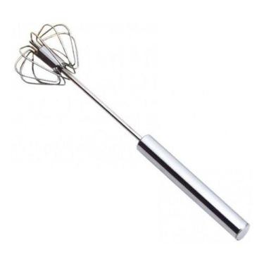 Imagem de Batedor De Clara Manual Semiautomático Em Aço Inox 26cm - NoBrand