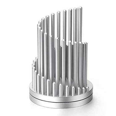 Imagem de AKALNNB Porta-lápis giratório porta-canetas para uso doméstico, escritório, papelaria, armazenamento, caneta, copo (cor: preto, tamanho: 7,8 x 7,8 x 11,5 cm) (branco 7,8 x 7,8 x 11,5 cm)