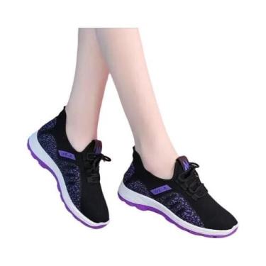 Imagem de Tênis Plataforma Feminino Malha Respirável Vulcanizar Sapatos Verão Ao