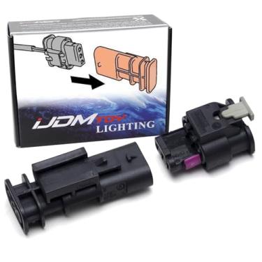 Imagem de iJDMTOY Um conjunto simulador de válvula de escape com tampa protetora de plugue de válvula, compatível com Audi/Volkswagen, compatível com Ford/Dodge, etc