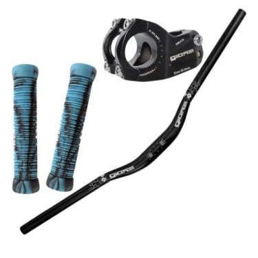 Imagem de Kit Gios Guidão Voador Manopla Mesa Giosbr 4trix, Azul