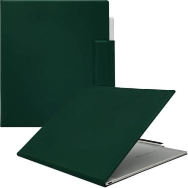 Imagem de GOVTVA Capa magnética para tablet Onyx Boox Note Max 13.3 capa de couro leve ultrafina com fivela magnética para caneta, hibernar/despertar automático e fecho magnético (verde)