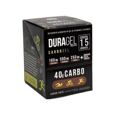 Imagem de Duragel 27g Carbo Sabor Café CX/15 Sachês Alquimia