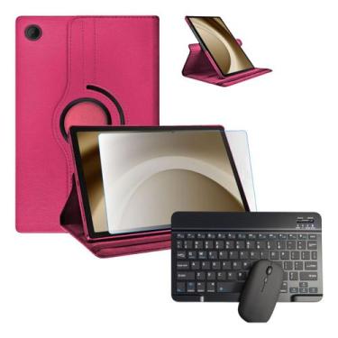 Imagem de Capa Para Tablet A9 Plus X210 X216 + Teclado + Mouse + Vidro - NoBrand