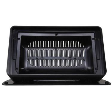 Imagem de Moldura 9 Polegadas Universal Preta Painel Superior Plano Central Mult