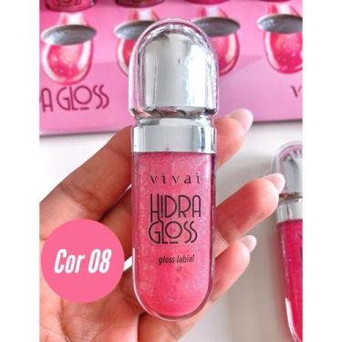 Imagem de Hidra Gloss Labial Vivai Hidratante Alto Brilho Longa Duração Lip Magi