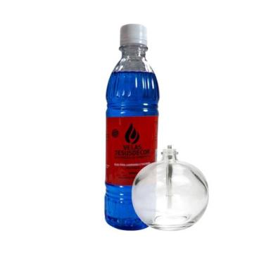 Imagem de Fluído 500ml Vela Lamparina Vidro 100ml Dia Dos Namorados - Velas Jesu