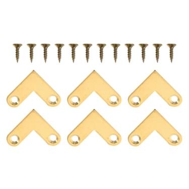 Imagem de Uonlytech 6 peças conector de ângulo reto suporte de canto suporte de canto o prateleiras dobradiças para armários de cozinha s L cabide de parede o em forma de L moldura