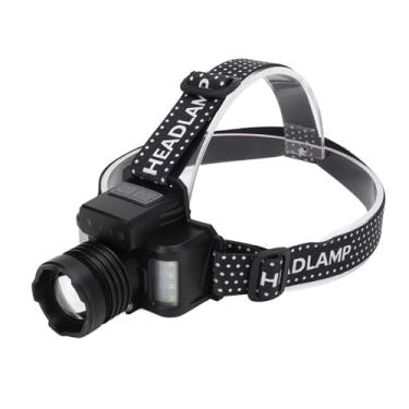 Imagem de Lanterna de cabeça recarregável de LED, 30W tipo C de carregamento, lanterna de LED com sensor inteligente para adultos, caminhadas, acampamento