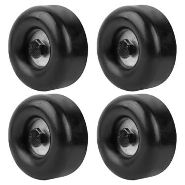 Imagem de Para-choques de porta de rampa de reboque de substituição de rampa de porta com kits de parafusos batentes redondos de borracha para portas de rampa de reboque de carga e portas de caminhões RV - 4