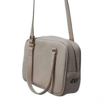 Imagem de Bolsa Couro Pequena Briefcase Zup Cor Marfim