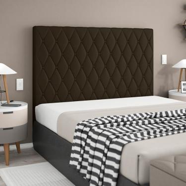 Imagem de Cabeceira Camponesa Plus 160cm Marrom