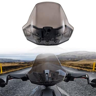 Imagem de SAUTVS Para-Brisa Dianteiro Escuro Para Can-Am Ryker, Ajustável, À Prova De Poeira, Durável, Transparente E Com Revestimento Rígido, Ryker 600, 900 Rally, Todos Os Modelos, Acessórios (Substitua O N