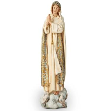 Imagem de Estátuas de Nossa Senhora de Fátima Católica BC, Estatueta da Virgem Maria para Altar, Santa Mãe Madonna, 30 cm A, Presente Religioso para Seg, Escultura Renascentista Clássica da Buildclassic