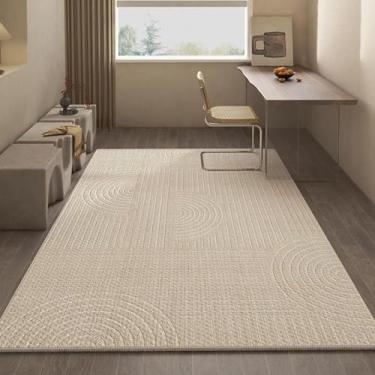 Imagem de Tapete moderno e simples para cadeira de estudo, tapete de chão para sala de estar, cadeira giratória, decoração de casa (120 x 200 cm/WSJR-3)