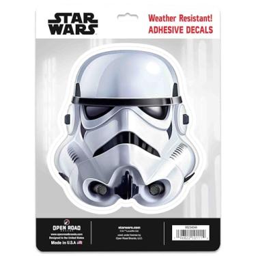 Imagem de Disney Star Wars Stormtrooper Capacete Adesivo Vinil Decalque - Adesivo icônico Star Wars para carro