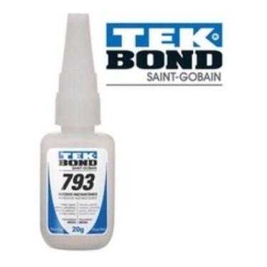 Imagem de Cola Instantânea Tek Bond 793 20g Acrigel Postiça - oem