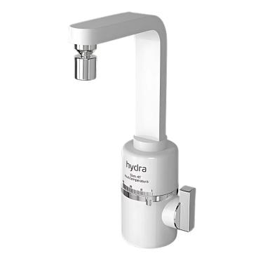 Imagem de Torneira Elétrica Hydra Slim 4T de Parede 5500W 127V Branco TPSL4551BR