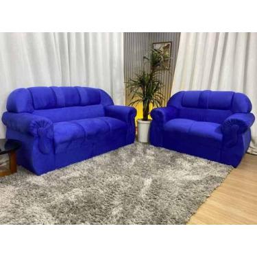 Imagem de Sofá 2 e 3 Lugares Azul 910 Corsa - Alpoim