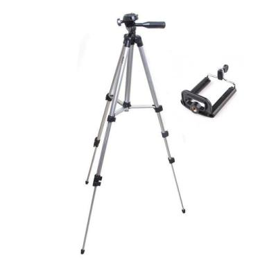 Imagem de Tripé Aluminio Ajust 160cm C/ Sup Youtube Video Profissional - Vista