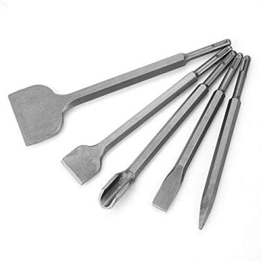 Imagem de Xixian Conjunto de Cinzel SDS Plus, Kit de Cinzels de Martelo de 5pcs para Parede, Concreto, Pedra, Com Aço Endurecido, Martelos Rotativos, Alvenaria
